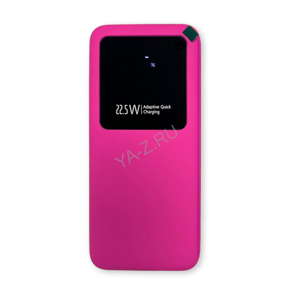 Внешний аккумулятор Kris soft touch, 10000mAh Розовый
