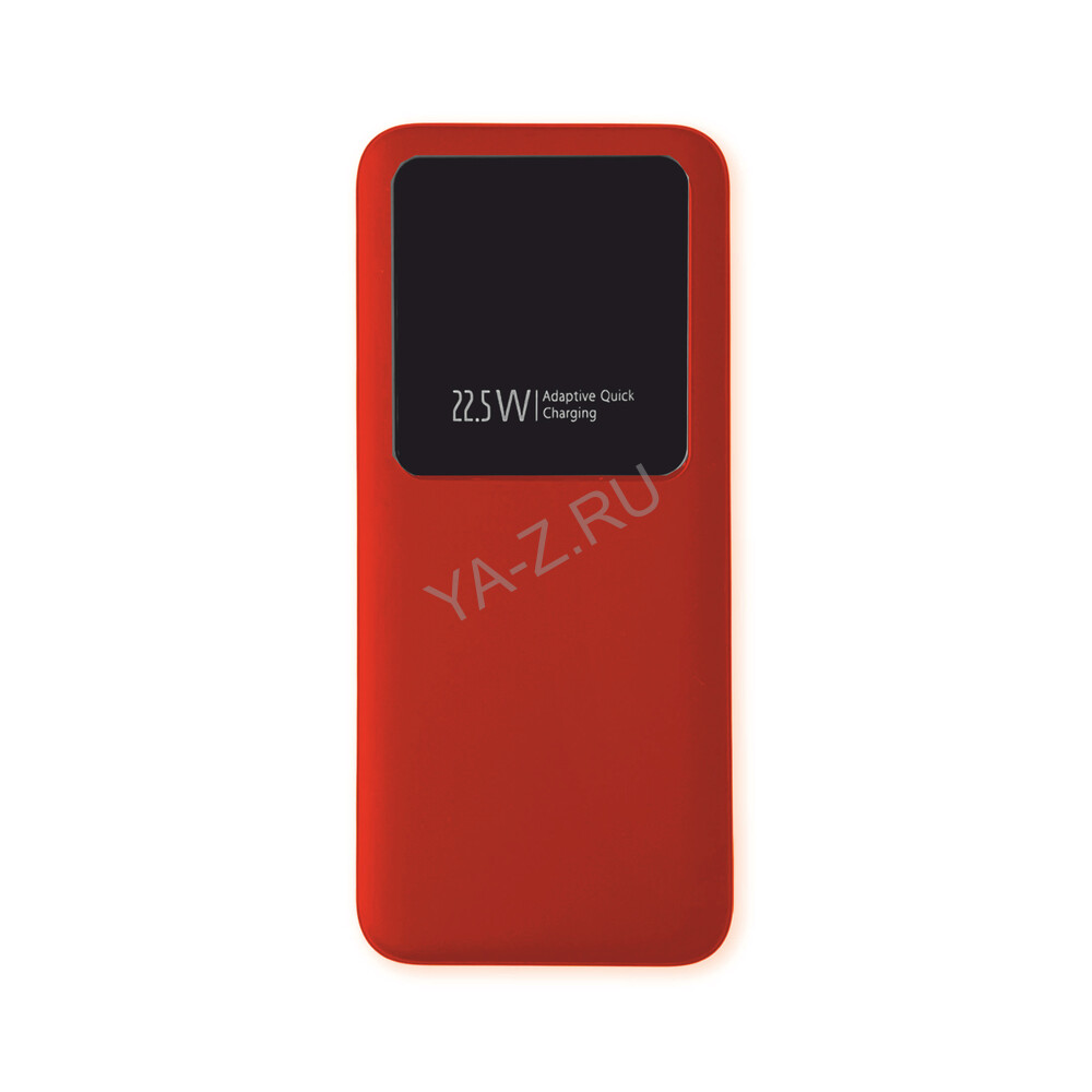 Внешний аккумулятор Kris soft touch, 10000mAh Красный