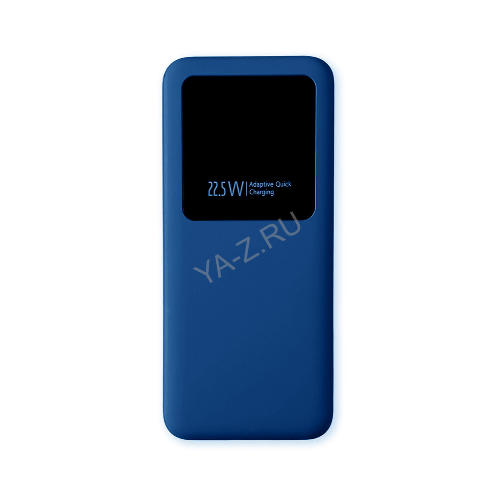 Внешний аккумулятор Kris soft touch, 10000mAh Синий