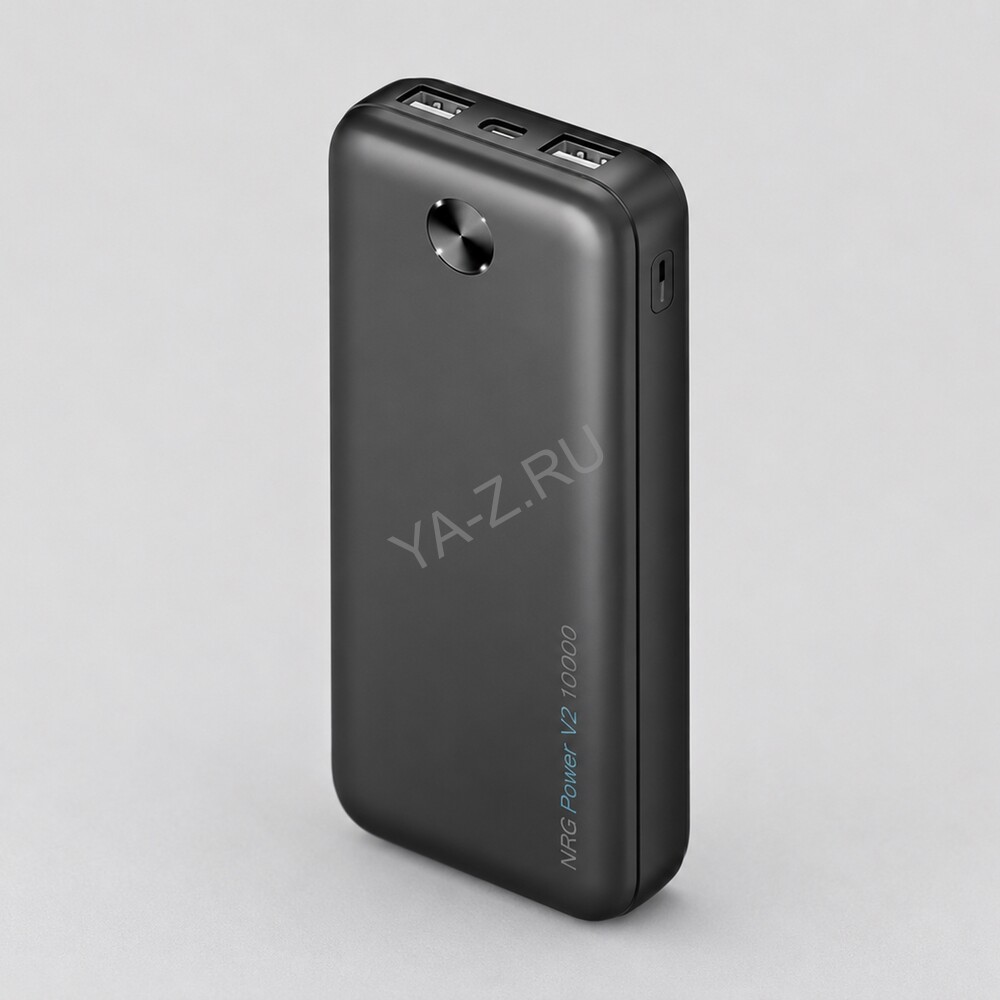 Внешний АКБ NRG Power V2 10000 мА-ч, 2A, 2xUSB