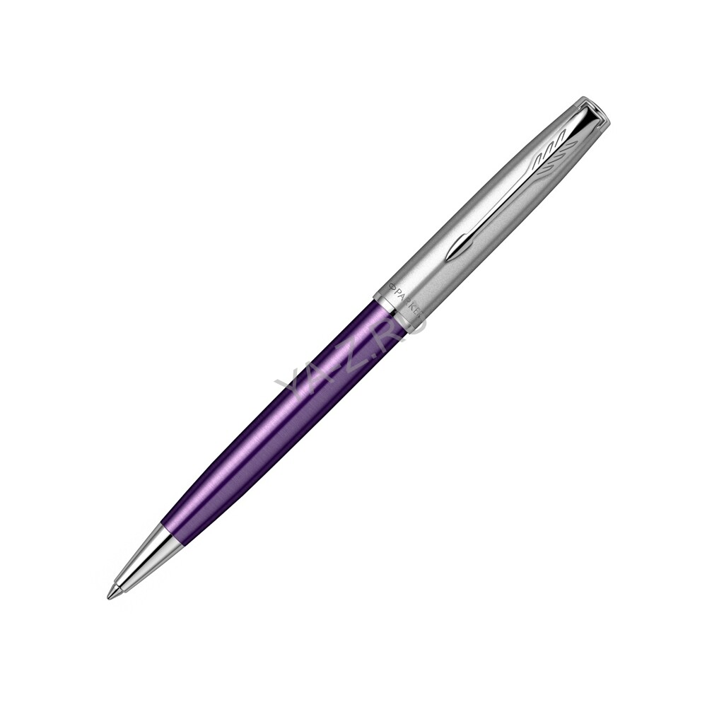 Ручка шариковая Parker «Sonnet Essentials Violet SB Steel CT»