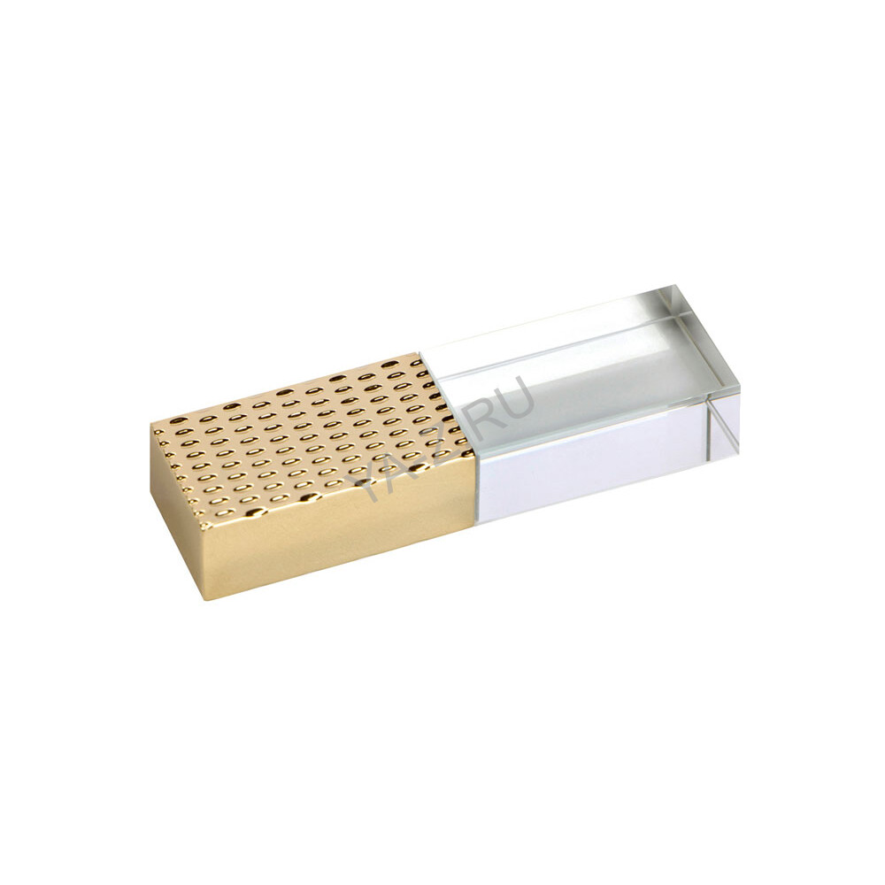 USB 2.0- флешка на 16 Гб кристалл в металле
