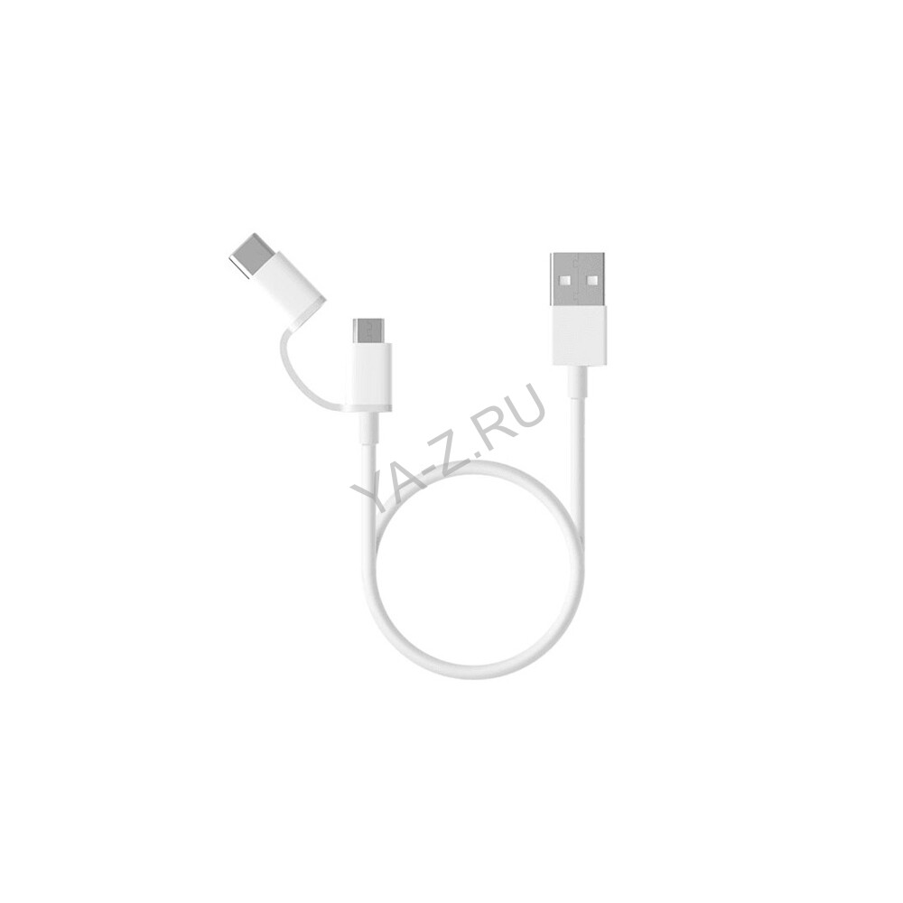 Кабель «Mi 2-in-1 USB Cable Micro-USB to Type C», 30 см
