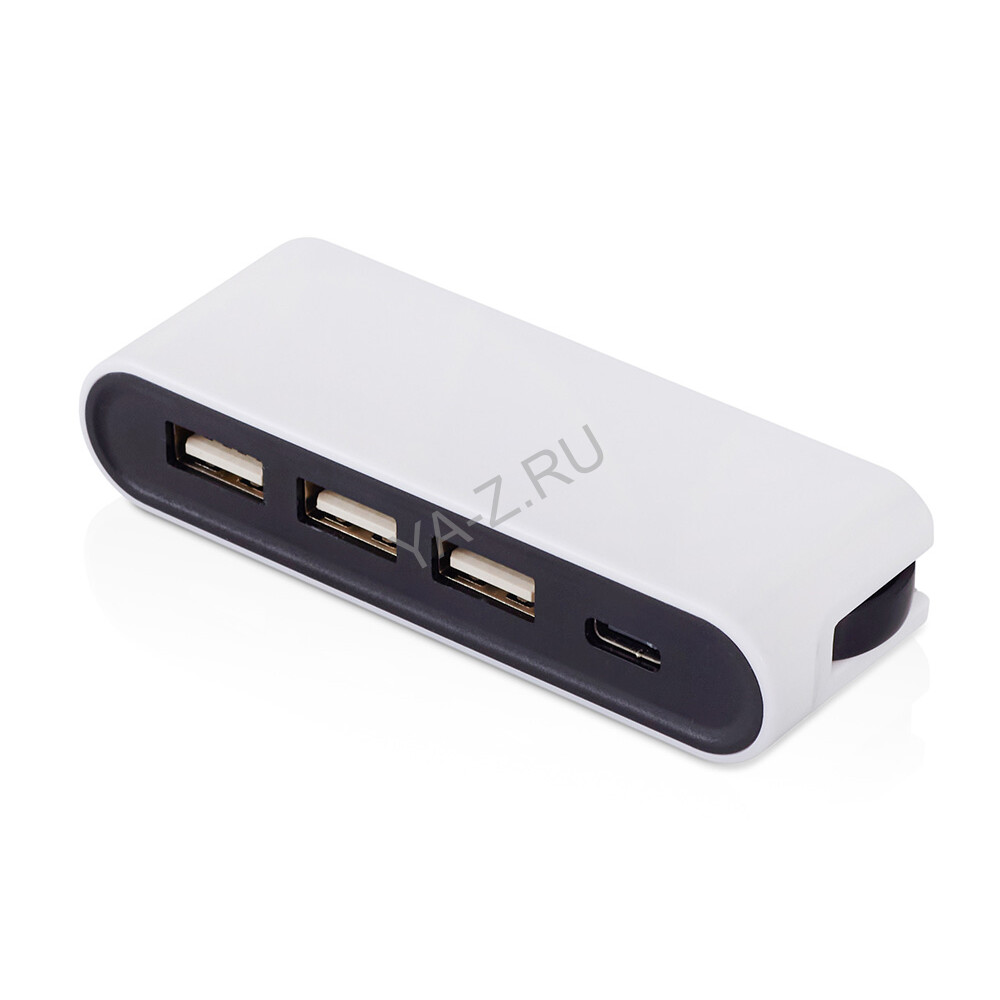 USB-хаб «Hubix» с коннектором 2-в-1 USB-C и USB-A, 2.0