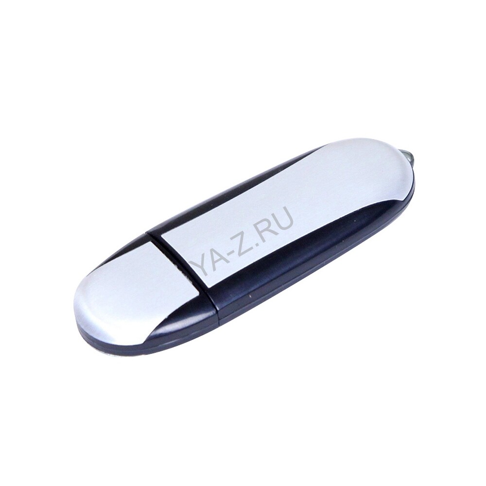 USB 2.0- флешка промо на 16 Гб овальной формы