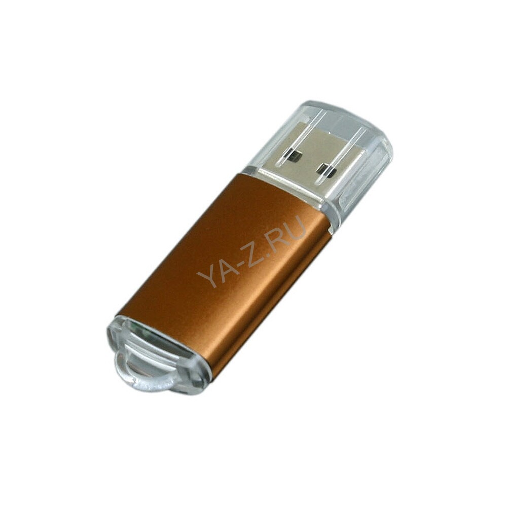 USB 2.0- флешка на 16 Гб с прозрачным колпачком