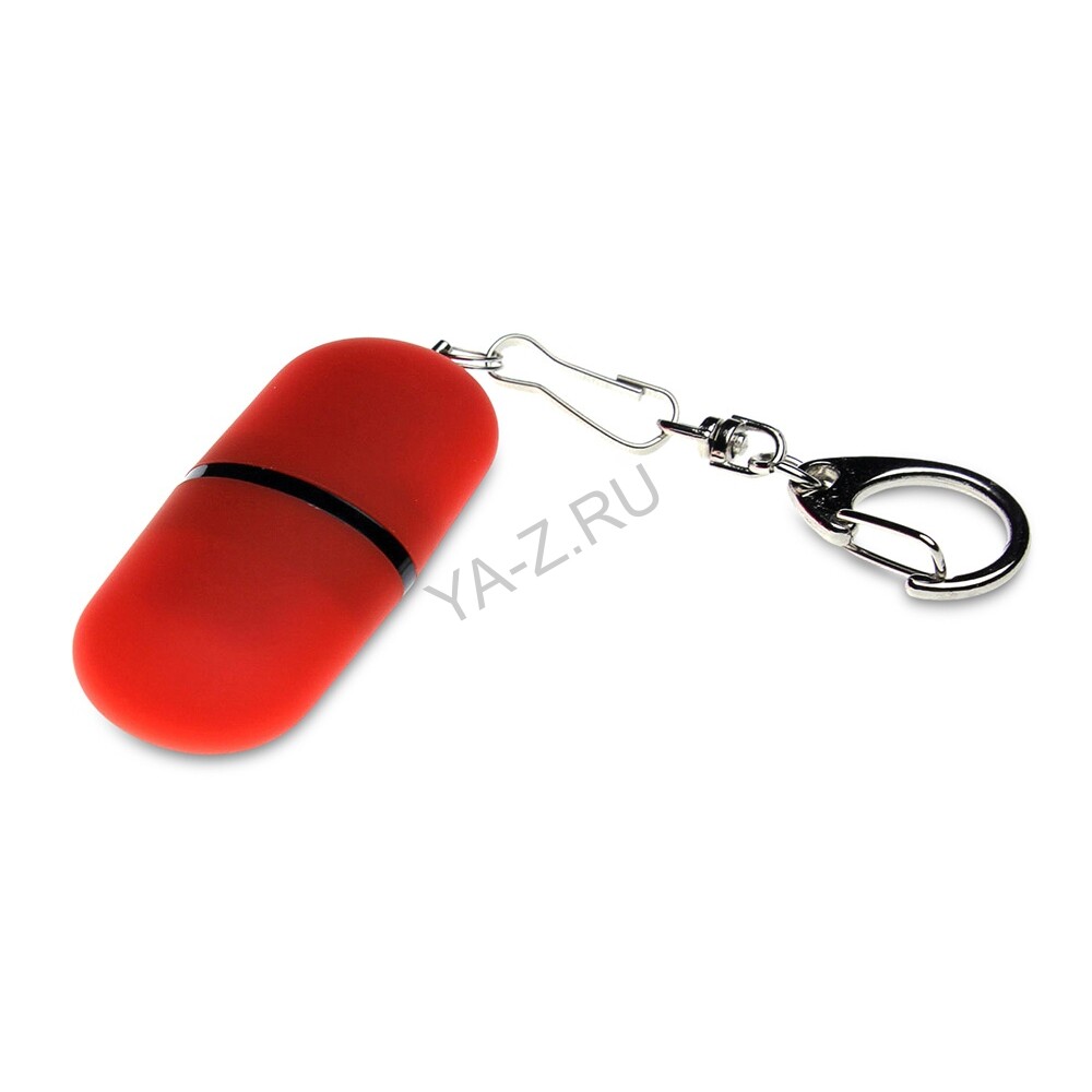 USB 2.0- флешка «Goutte Soft-touch» на 64 Гб каплевидной формы