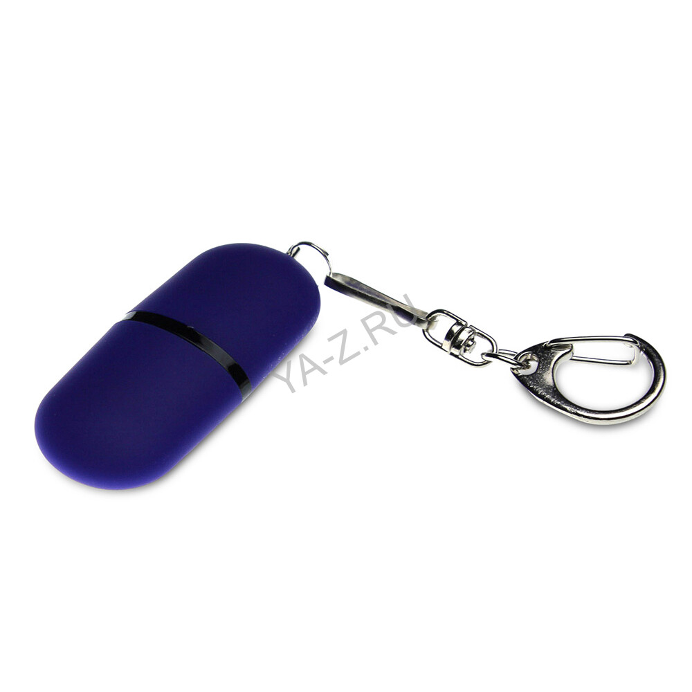 USB 2.0- флешка «Goutte Soft-touch» на 64 Гб каплевидной формы