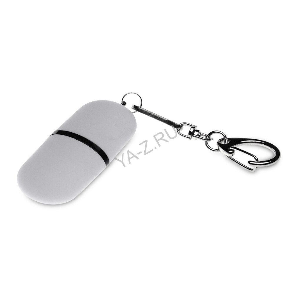 USB 2.0- флешка «Goutte Soft-touch» на 64 Гб каплевидной формы