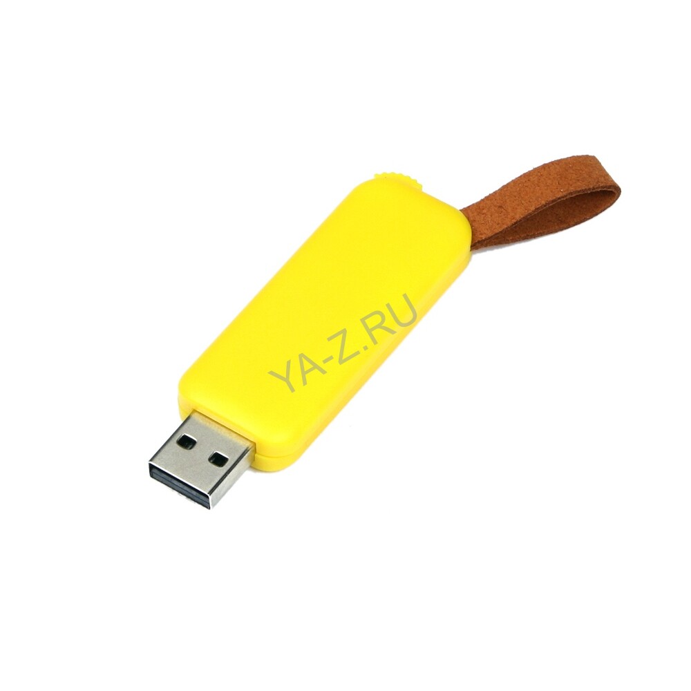 USB 2.0- флешка промо на 32 Гб прямоугольной формы, выдвижной механизм