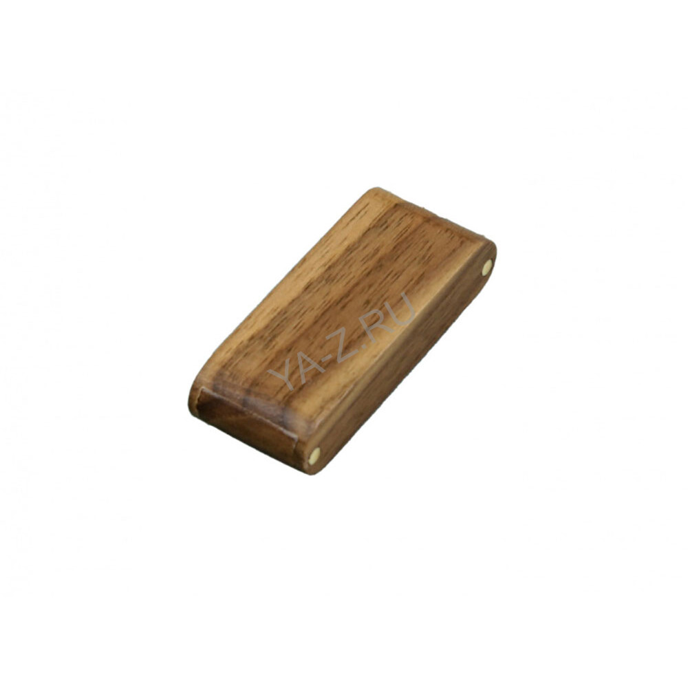 USB 2.0- флешка на 16 Гб прямоугольной формы с раскладным корпусом