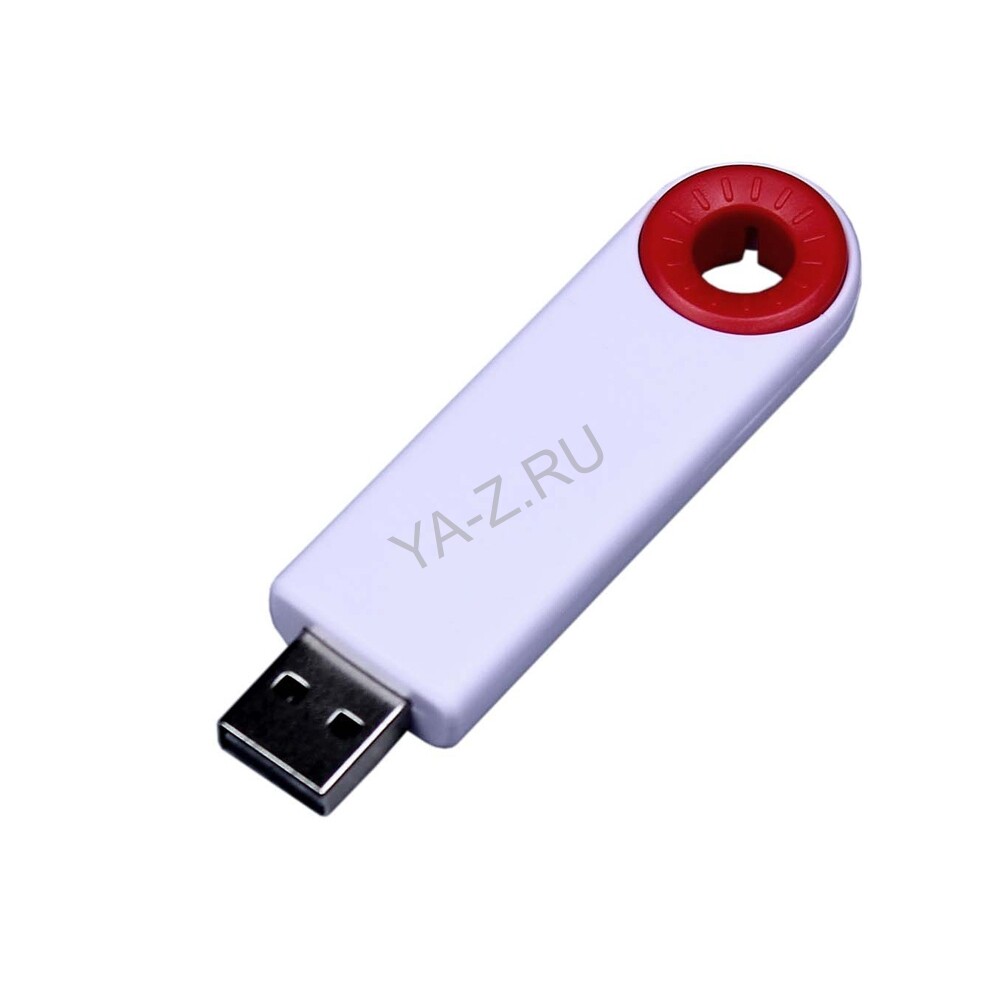 USB 3.0- флешка промо на 64 Гб прямоугольной формы, выдвижной механизм