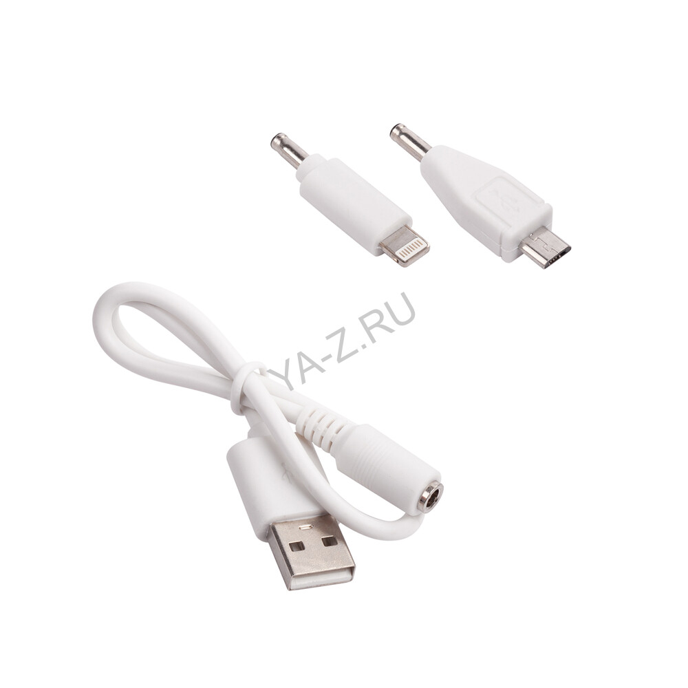 Кабель 2-в-1 (microUSB, Lightning)