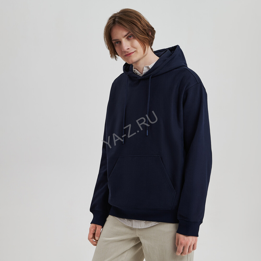Худи релакс унисекс Адвенче (Adventure), темно-синий, размер 3XL/4XL