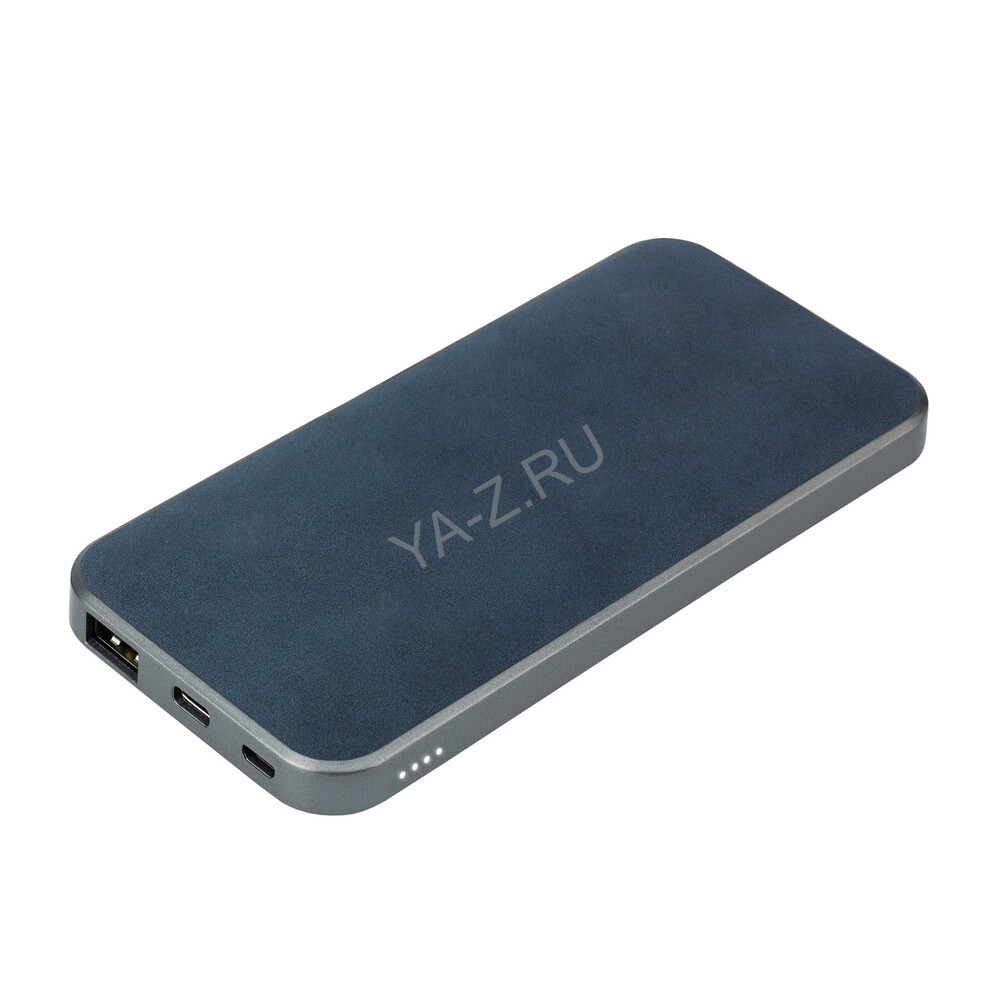 Внешний аккумулятор Ин Велюр (In Velour) 10000 mAh, синий