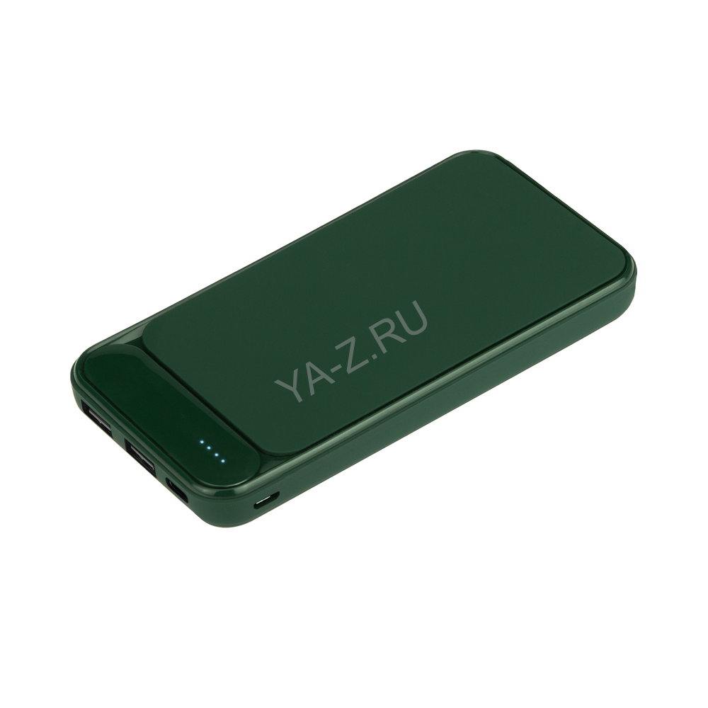 Внешний аккумулятор с подсветкой Старлайт Плюс PB (Starlight Plus PB) 10000 mAh, зеленый