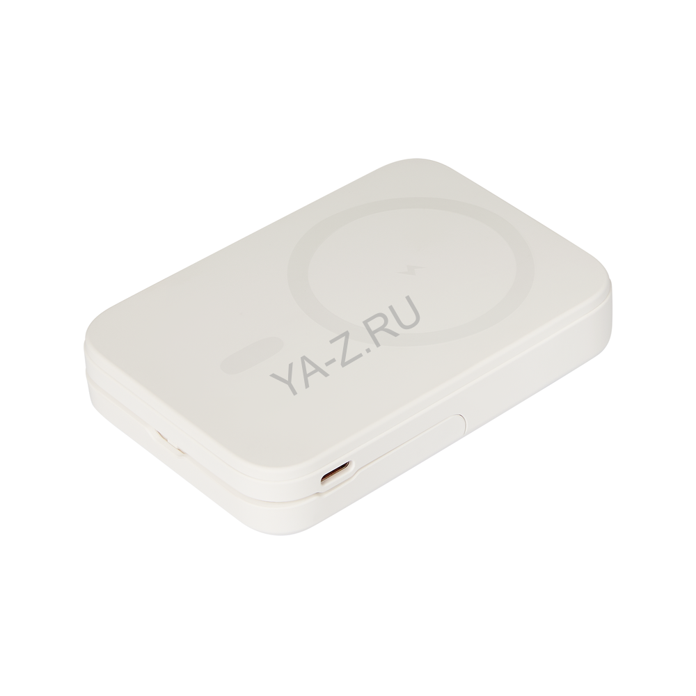 Внешний аккумулятор Юнион PD (Union PD) 10000mAh с функцией беспроводной зарядки 15W, белый