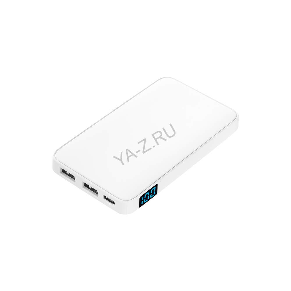 Внешний аккумулятор с подсветкой Анкор (Ancor) 5000 mAh, белый
