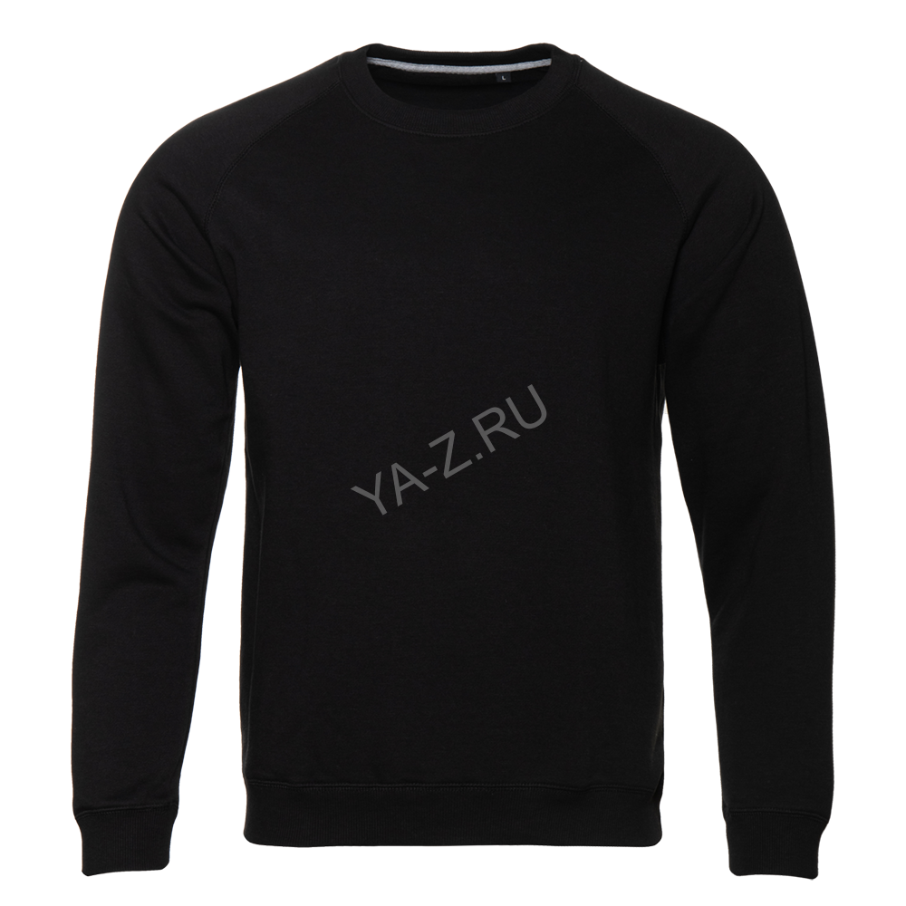 Свитшот унисекс STAN футер с начёсом 260, 53, Чёрный,  (20)  (40/3XS)