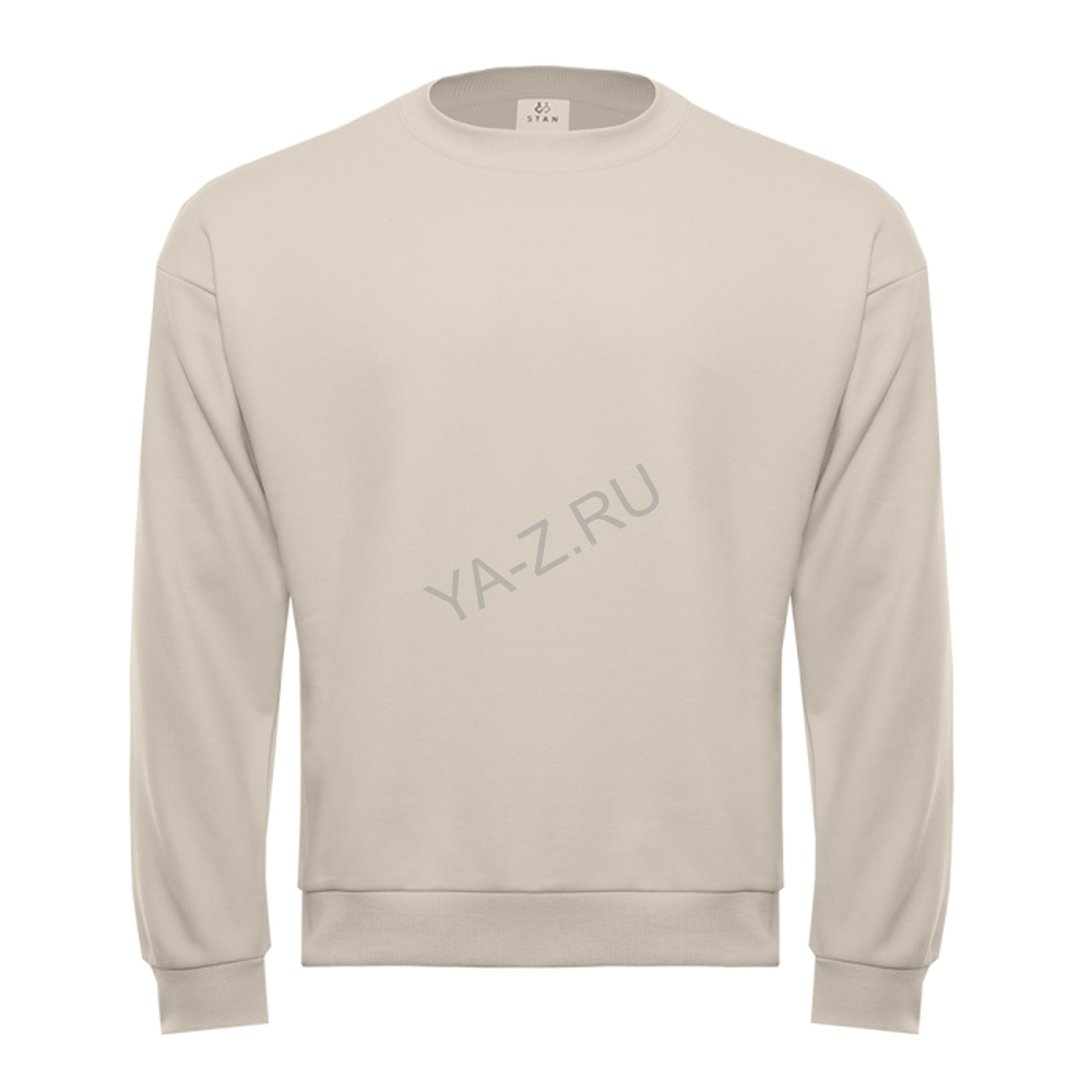 Свитшот унисекс STAN футер без начёса, 350, 96, Молочный,  (11)  (44/XS)