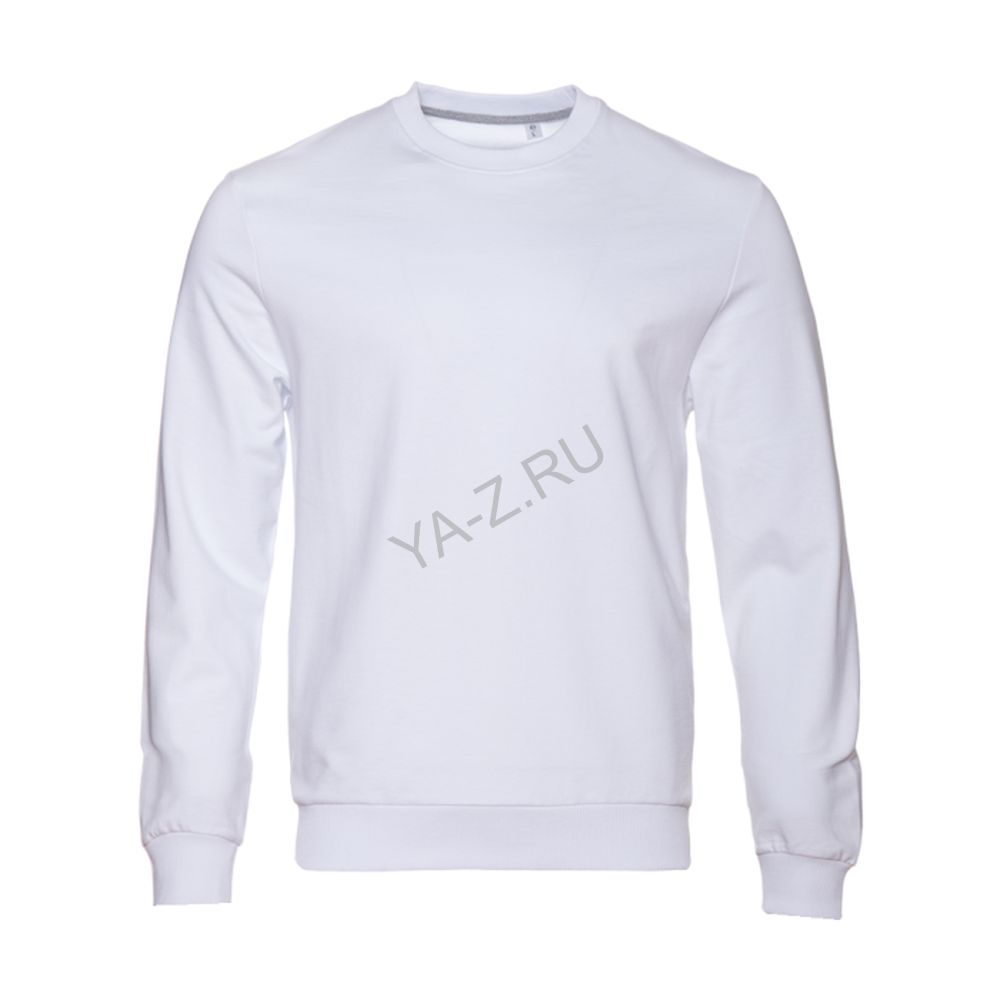 Свитшот унисекс STAN футер без начёса, 260, 63, Белый,  (10/1)  (44/XS)