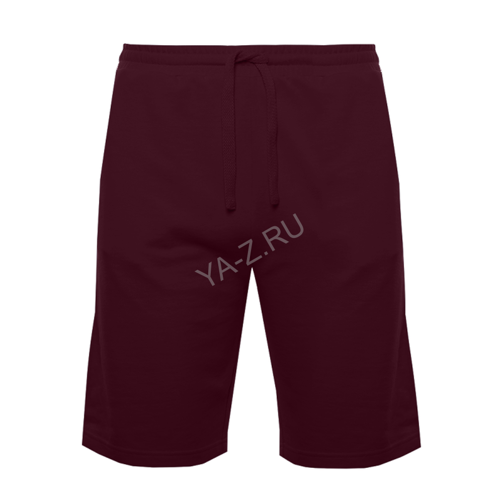 Шорты унисекс STAN футер, 260, 98, Бордовый,  (66)  (44/XS)