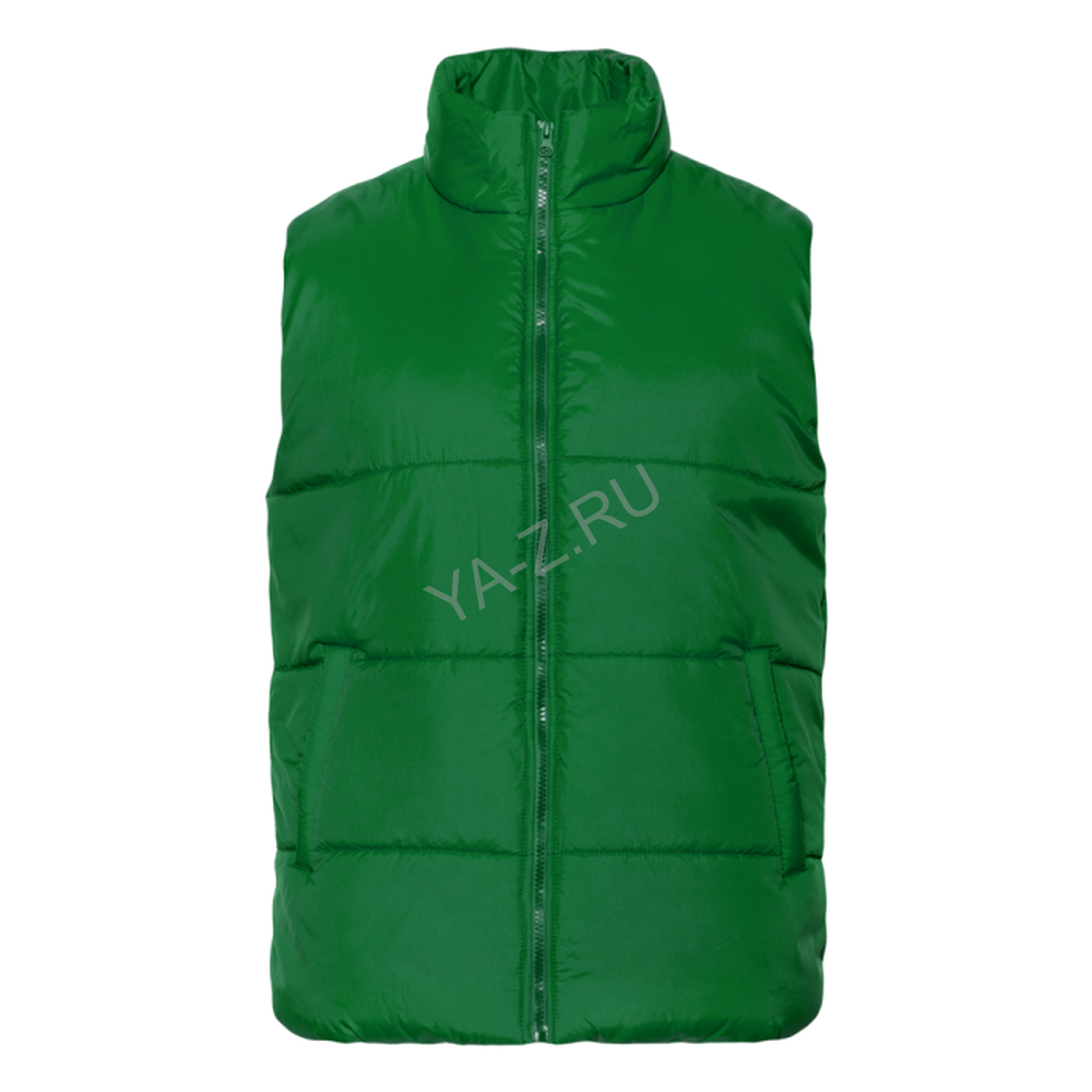 Жилет унисекс STAN утепленный таффета 210T,200, 84, Зелёный,  (30)  (44/XS)