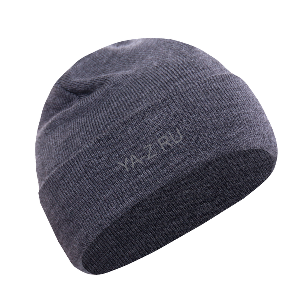 Шапка STAN акрил 015, Тёмный меланж,  (60/1)  (56-58/ONE SIZE)