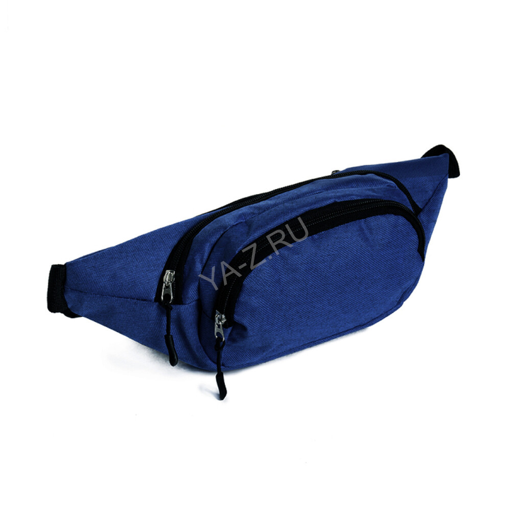 Сумка поясная STAN таффета 168D, 125, Синий меланж,  (116)  (ONE SIZE)