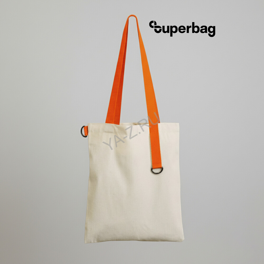 Шоппер Superbag (неокрашенный с оранжевым)