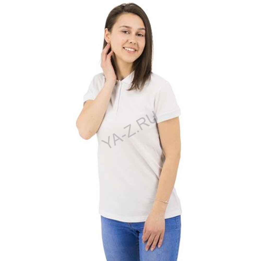 Рубашка поло Rock Lady, женская (белая, 2XL)