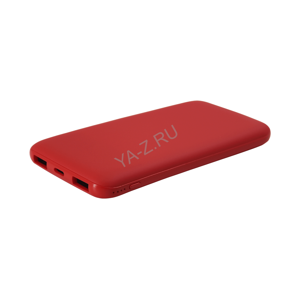 Внешний аккумулятор Bplanner Power 2 ST, софт-тач, 10000 mAh (Красный)