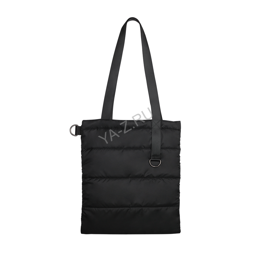 Шоппер Superbag Bubble, стёганый, без застёжки (черный)