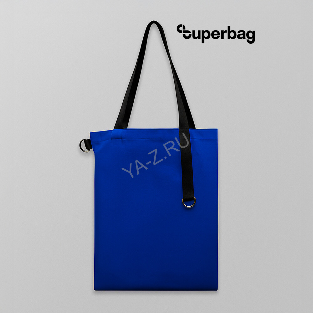 Шоппер Superbag Big (синий с черным)