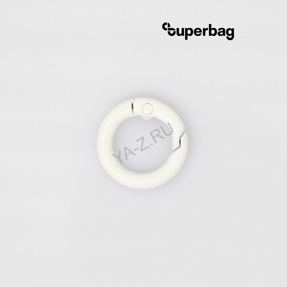 Карабин-кольцо Ring для обвеса, d=2см (белый)