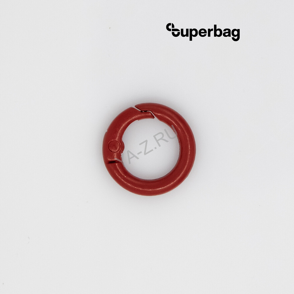 Карабин-кольцо Ring для обвеса, d=2см (красный)