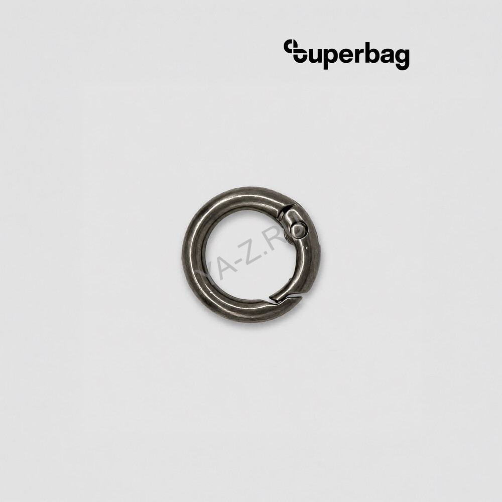 Карабин-кольцо Ring для обвеса, d=2см (чёрный никель)