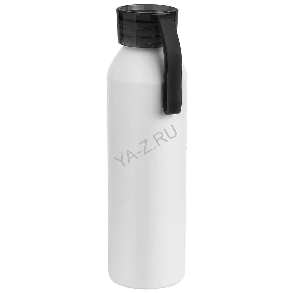 Бутылка для воды VIKING WHITE 650мл. Белая с черной крышкой 6143.08