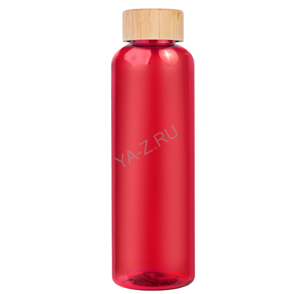 Бутылка для воды BAMBOO PET 550мл. Красная 6264.03