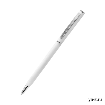 Ручка металлическая Tinny Soft софт-тач, белая-S