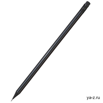 Карандаш с цветным корпусом Negro, черный