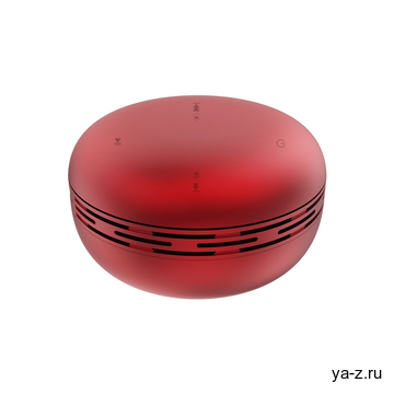 Беспроводная Bluetooth колонка Burger Inpods TWS софт-тач, красная