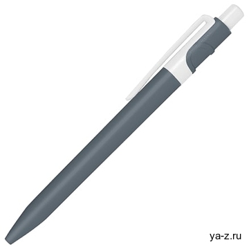 Ручка шариковая пластиковая Ravena Color, серая/белая