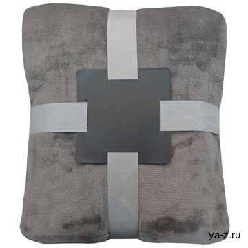 Плед FLANNEL, серый