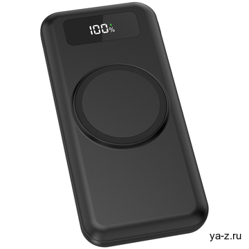 Внешний аккумулятор Authority с беспроводной зарядкой (5W), 10000 mAh, чёрный