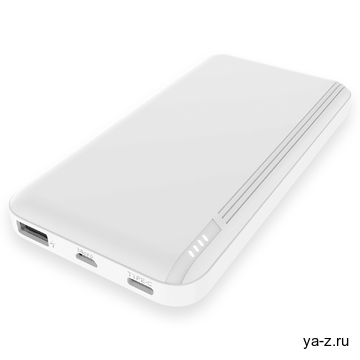 Внешний аккумулятор Optima, 10000 Mah, белый