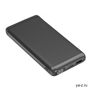 Внешний аккумулятор Orvex c быстрой зарядкой (до 22,5W), 10000 mAh, черный