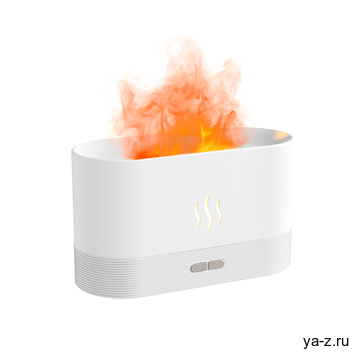 Светодиодный USB увлажнитель-ароматизатор Flame, белый