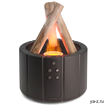 Светодиодный USB увлажнитель-аромадиффузор Bonfire с пультом Д/У, чёрный