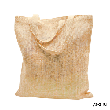 Сумка хозяйственная Bagsy Jute 270 г/м2, бежевая